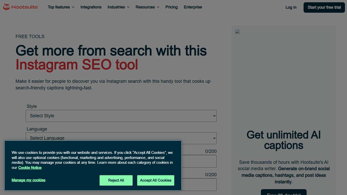 Instagram SEO Tool [FREE TOOL]